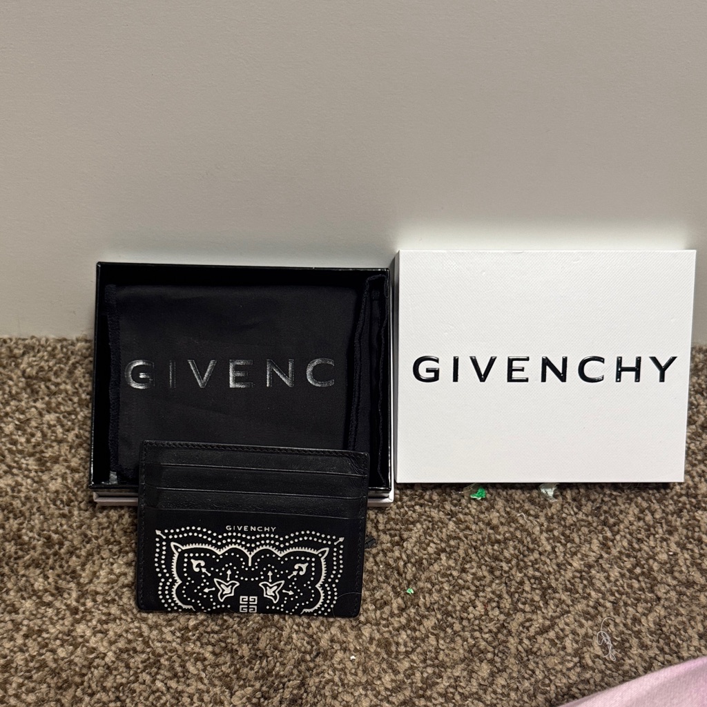 Givenchy Black And White Card Holder